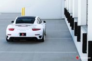 HRE 300 21 Zoll auf einem weißen Porsche 911 Turbo S vom Tuner Supreme Power