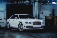 24 inches of Vellano Forged Wheels on the Bentley flying track