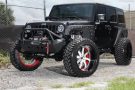 Riesige Forgiato Wheels Alus auf einem mächtigen Jeep Wrangler