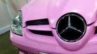Impressive Wrap - pink foiling for the Mercedes SLK AMG