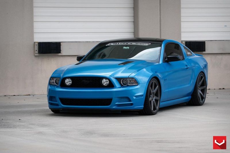 Ford Mustang On CV7 By Vossen Wheels Tuning 1