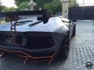 Impresionante envoltura muestra su incondicional Lamborghini Aventador