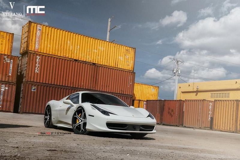 Ferrari 458 On Vellano Vcz Forged Concave Supercars Show 1