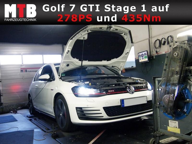 MTB Fahrzeugtechnik &#8211; 314 PS im VW Golf 7 GTI