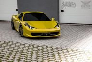 SchwabenFolia &#8211; Ferrari 458 Italia Spyder in Lemon Gelb