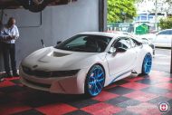 Wheels Boutique Foiling and HRE Wheels on the BMW i8