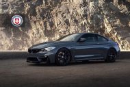 BMW M4 F82 in Ferrari Gray and with Akrapovic exhaust