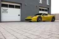 SchwabenFolia &#8211; Ferrari 458 Italia Spyder in Lemon Gelb