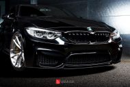 BMW M4 With HRE P104 Wheels In Brushed Dark Clear 4 190x127