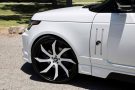 Forgiato Range Rover Vogue tuning 6 135x90 26 Zoll Forgiato Wheels am Range Rover Evoque in Weiß