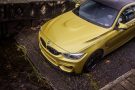 Gorgeous Austin Yellow BMW F82 M4 With Mode Carbon Aero Installed 3 135x90