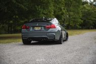 BMW M4 F82 in Ferrari Gray and with Akrapovic exhaust