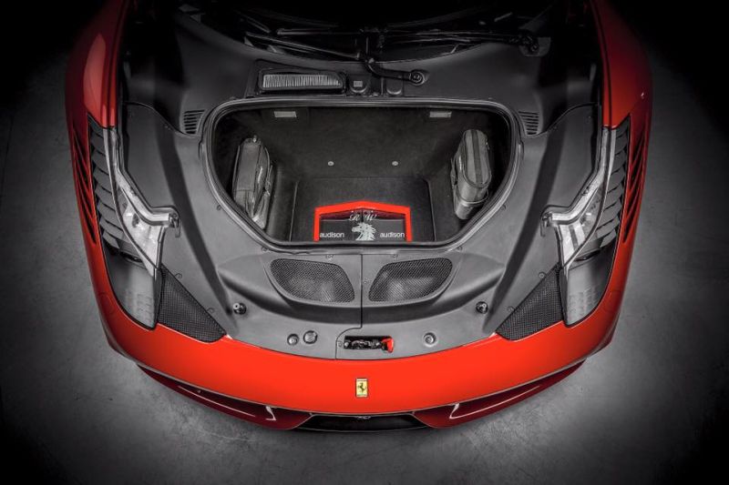ferrari 458 speciale 1 tuning 1 Mehr Bumms auch im inneren   Ferrari 458 Italia Soundanlage
