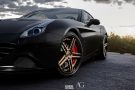 AG Luxury Wheels in Gold on the Ferrari California T