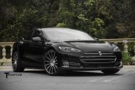 21 inch TS115 rims on the Tesla P85D by TSportline