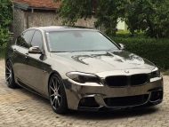 BMW M5 F10 &#8211; Komplett-Folierung in Schwarz-Chrom