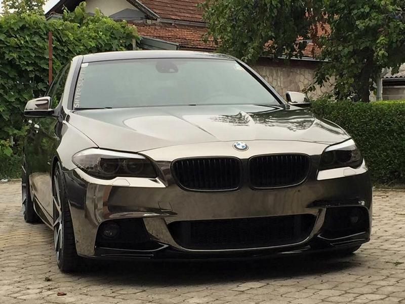 BMW M5 F10 &#8211; Komplett-Folierung in Schwarz-Chrom