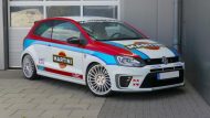 VW Polo WRC 6R Diseño Martini con ruedas Etabeta