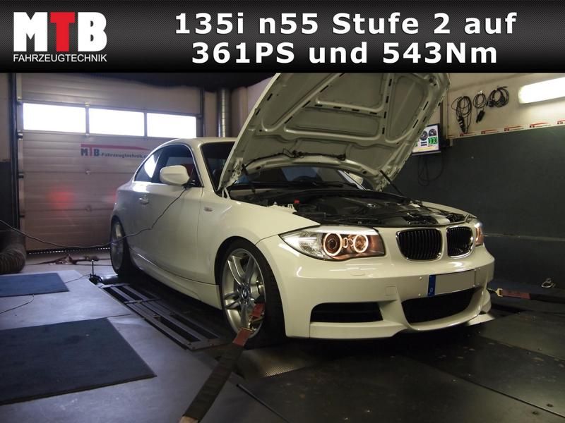 361PS &#038; 543Nm im BMW 135i N55 by MTB-Fahrzeugtechnik