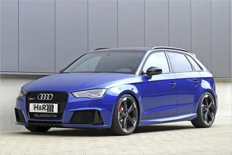 Brand new and now on low - H & R springs in the Audi RS3 Sportback
