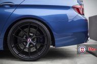 Clean Looking Monte Carlo Blue BMW F10 M3 On HRE Wheels 14 190x127