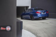 Clean Looking Monte Carlo Blue BMW F10 M3 On HRE Wheels 2 190x127