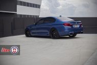 Clean Looking Monte Carlo Blue BMW F10 M3 On HRE Wheels 5 190x127