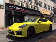 Yellow Porsche Panamera GTS Tuning 1 190x143