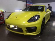 Yellow Porsche Panamera GTS Tuning 6 190x143