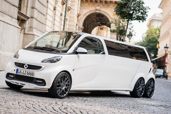 smart fortwo gets the stretch treatment becomes 1 Was ist eine Stretch Limousine / Chauffeurslimousine?