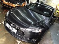 Black Brushed Tesla Model S 1 Tuning Car 8 190x143