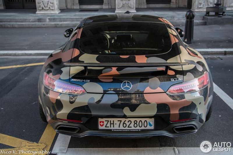 Camouflage Folierung Mercedes AMG GTs By Nico K. Photography 1