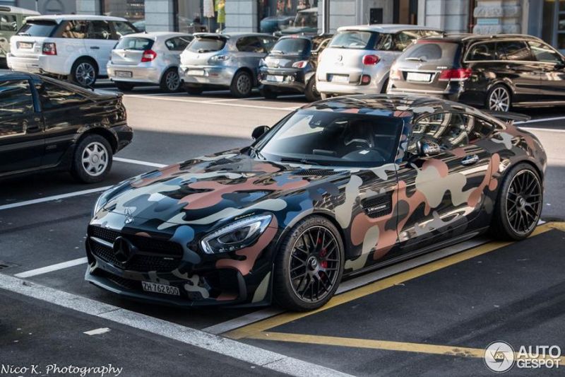 Camouflage Folierung Mercedes AMG GTs By Nico K. Photography 4