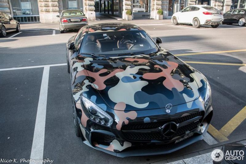 Camouflage Folierung Mercedes AMG GTs By Nico K. Photography 5