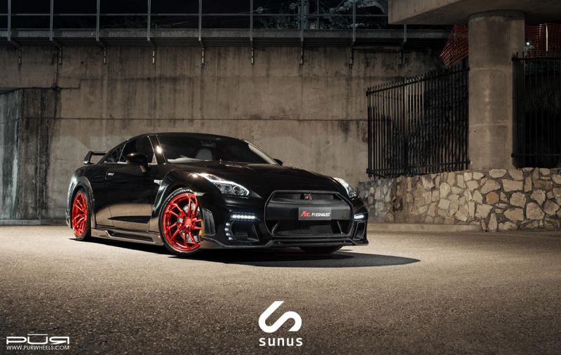 Nissan GT R On PUR RS05 By PUR Wheels 01