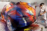 bmw i3 art car tuning 2 190x125 Fotostory: BMW I3 Art Car by Sebastian Boileau (Mr.D)