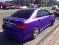 corolla purple china 1 660x456 tuning 4 190x144 Fotostory: Mattlilane Vollfolierung am Toyota Corolla