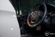 20 inch HRE S101 & KW variant 3 in de BMW 320i F30