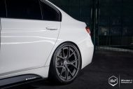 20 inch HRE S101 & KW variant 3 in the BMW 320i F30
