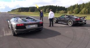 Video: Porsche 918 Spyder gegen Lamborghini Aventador Pirelli Edition
