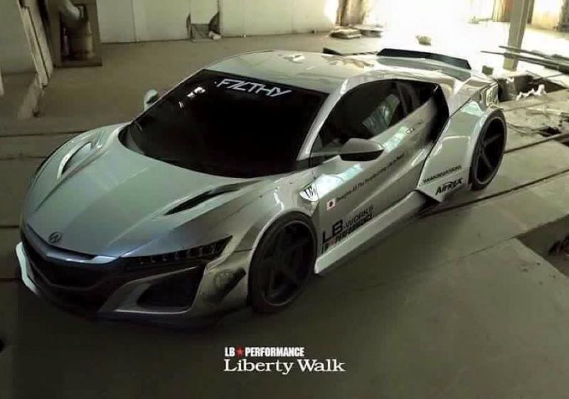Real or fiction? Spotted Liberty Walk Acura NSX!