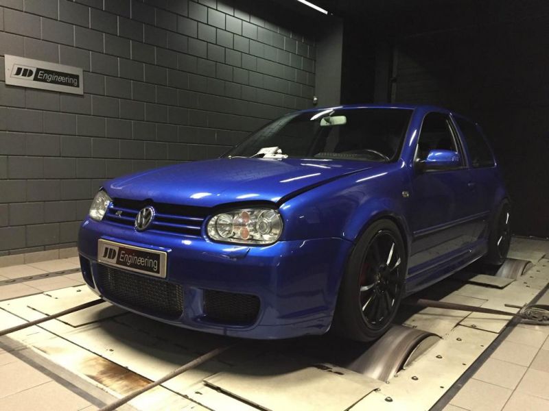 286PS & 413NM in the VW Golf 4 1.8T by JD Engineering