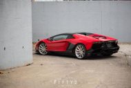 PUR Roues Alu's à Rosso Mars Lamborghini Aventador LP720-4