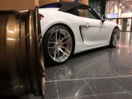 Porsche Boxster Spyder avec jantes alliage ADV05 M.V2 CS