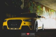 Knallgelb und schick: Audi RS4 B8 Avant auf VPS-306 Alu’s