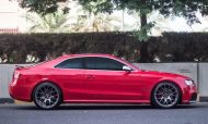 Audi RS5 BBS CH R Wheels Red Gold Centercaps Michelin PSS 3 190x114