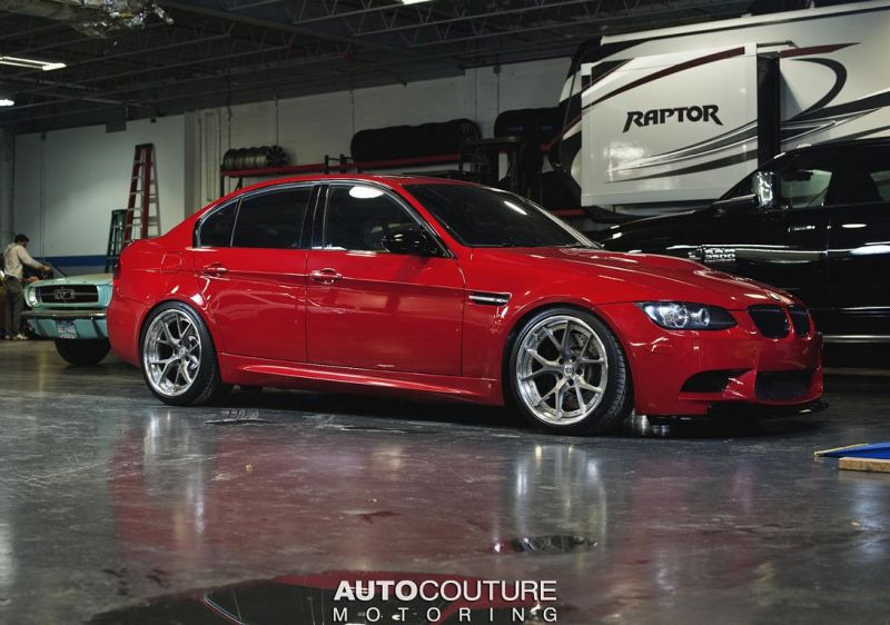 Melbourne Red BMW E92 M3 With Tuning 1