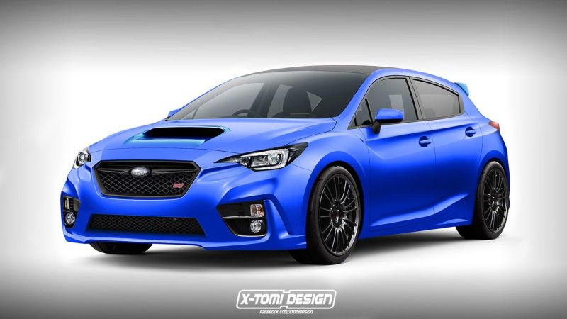Rendering: Subaru Impreza WRX STI Hatchback by X-Tomi Design