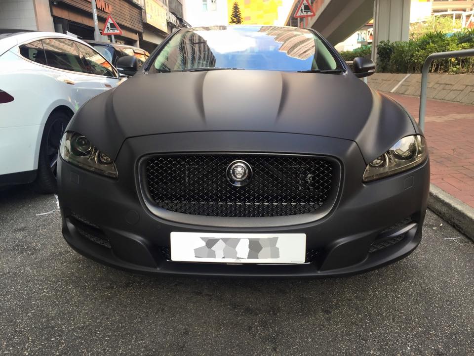 Wrapped Jaguar XJL Tuning Parts 1