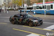 Photo Story: BMW M5 F10 - Camouflage Foil & bronze Alu's